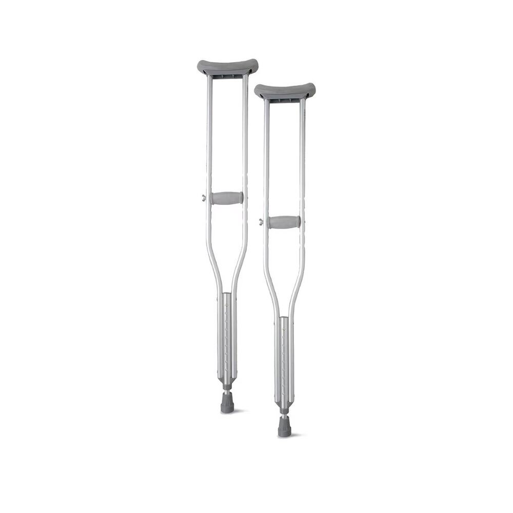 New Medline Aluminum Crutches for Kids, Adults & Seniors, Walking Aid, 300 LB